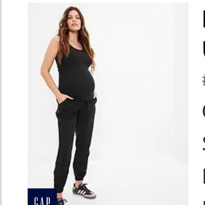 Gap Maternity Tencel Full Panel Utility Joggers